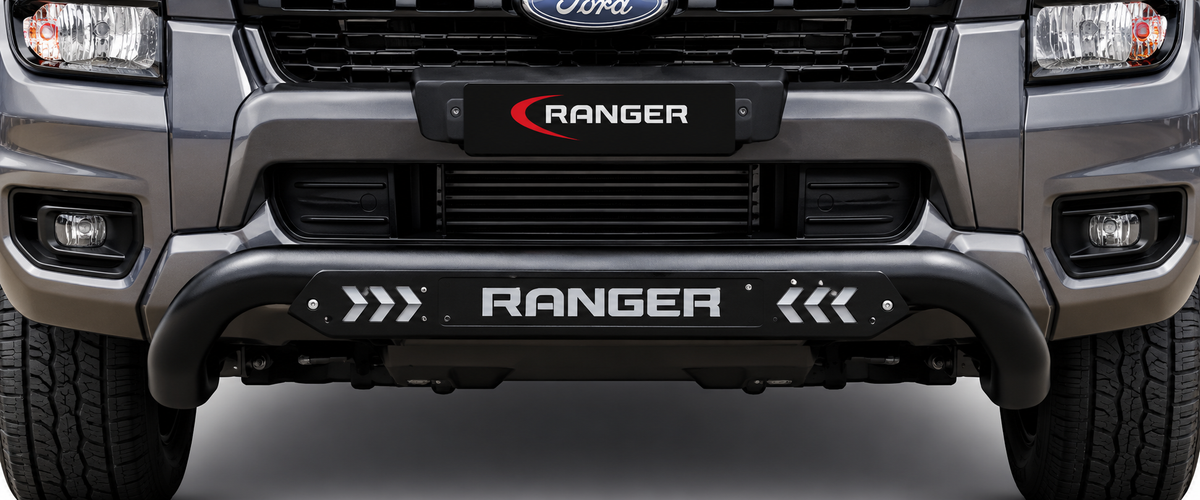 Ford Ranger Next Gen Black Coated Stainless Steel Front Styling Bar