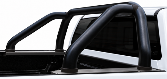 Ford Ranger T6/T7 Black Coated Stainless Steel Fleet Sports Bar