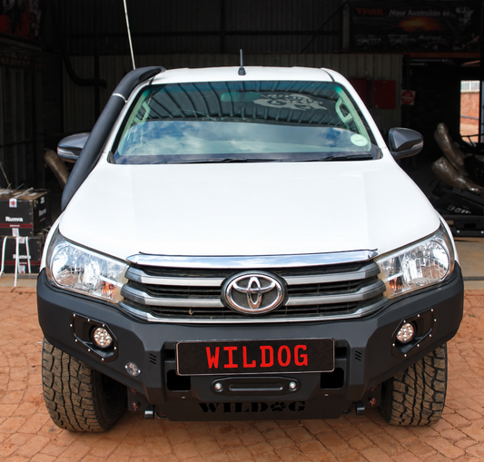 Toyota Hilux Revo Front Replacement Bumper, Black