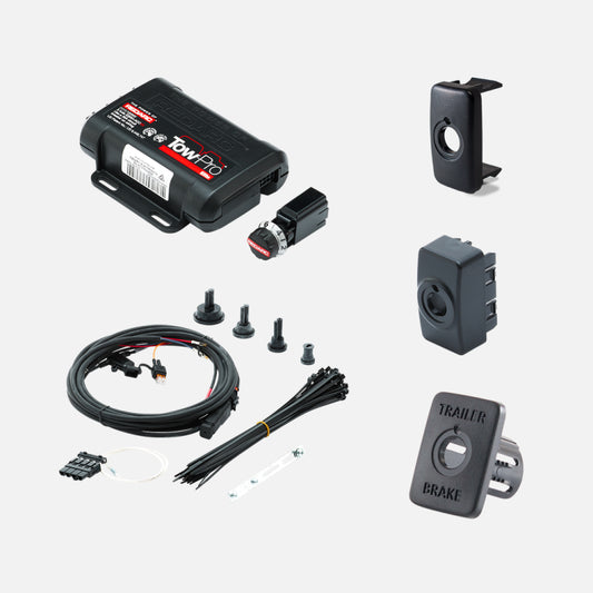 Complete Tow-Pro Elite Brake Controller Kit - Extended Wiring