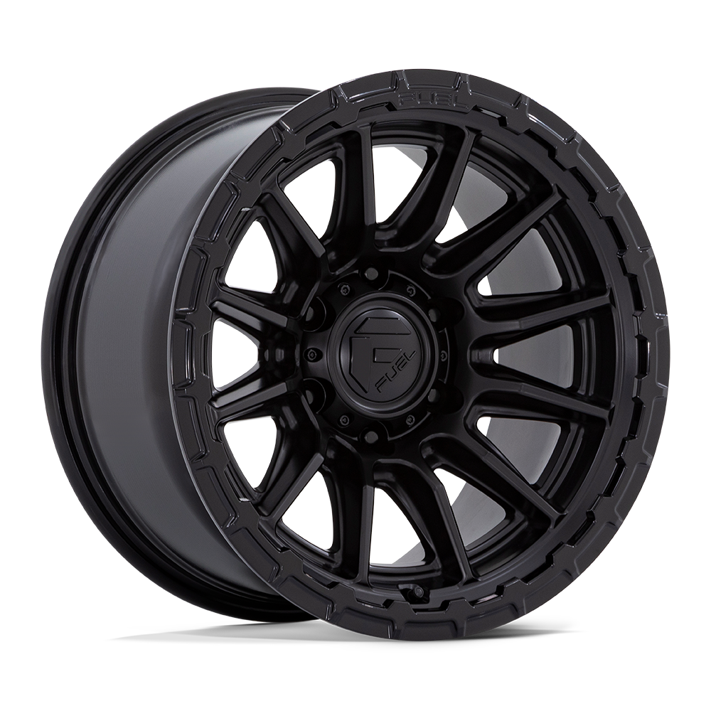 Piston Alloy Wheel – Blackout with Gloss Black Lip