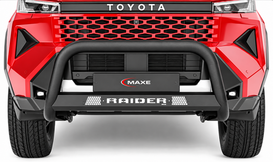 Toyota Raider 2026 Black Stainless Steel Nudge Bar