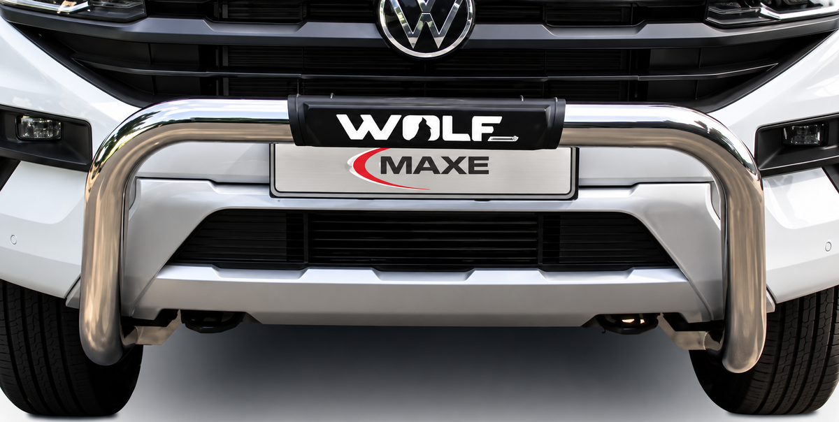 Volkswagen Amarok Next Gen Polished Stainless Steel Parking Sensor Compatible Nudge Bar