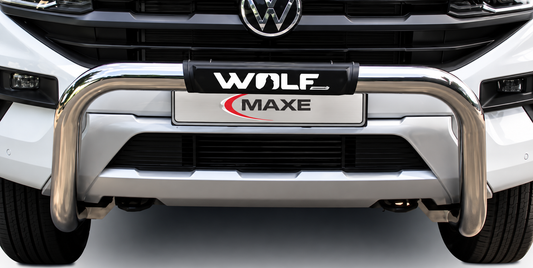 Volkswagen Amarok Next Gen Polished Stainless Steel Parking Sensor Compatible Nudge Bar