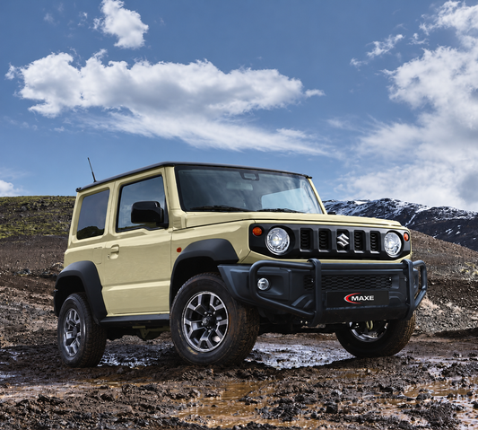 Suzuki Jimny Black Stainless Steel Bumper Wrap Around