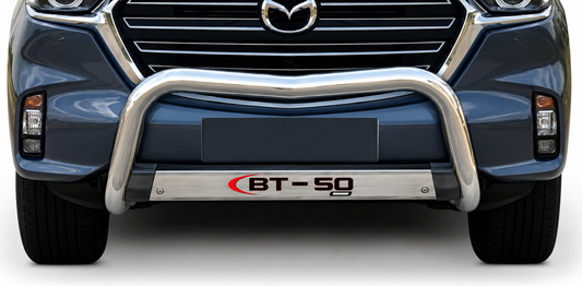 Mazda BT-50 2021+ Polished Stainless Steel RollaTop Compatible Sports Bar