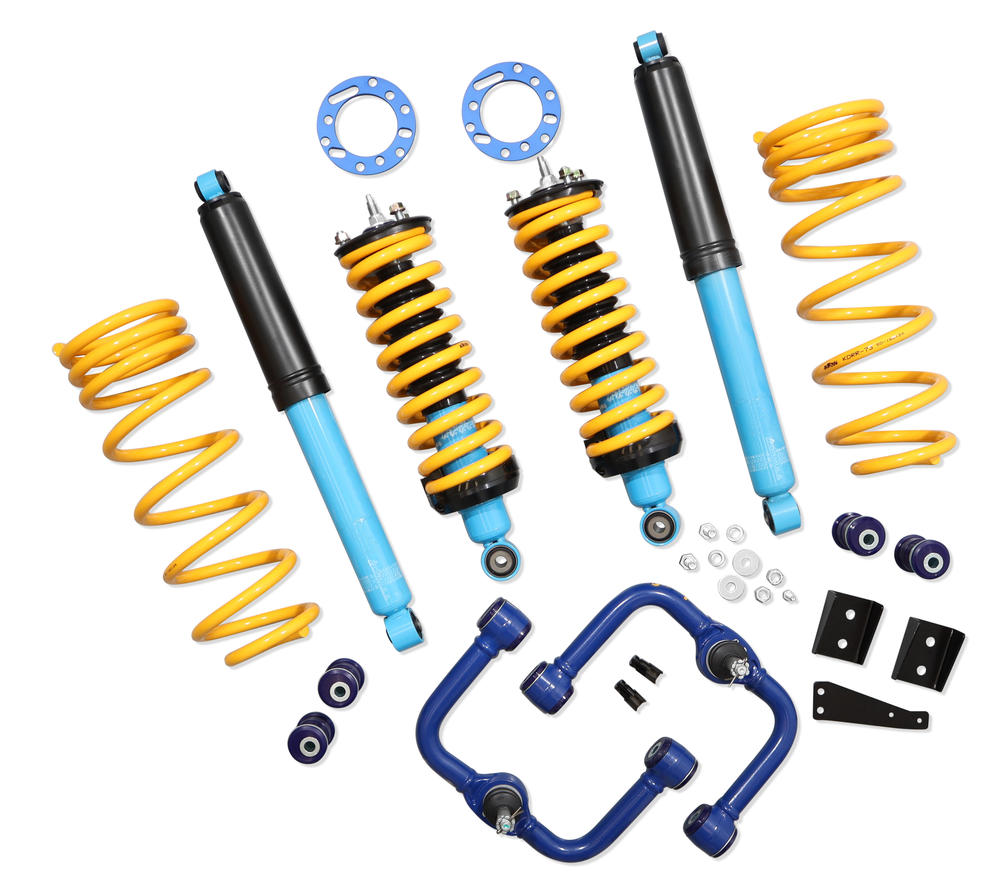 Nissan Navara Dual Cab D23, NP300 3, 4 & 5 2018+ (Coil Rear) – Formula Height-Adjustable ReadyStrut Lift Kit