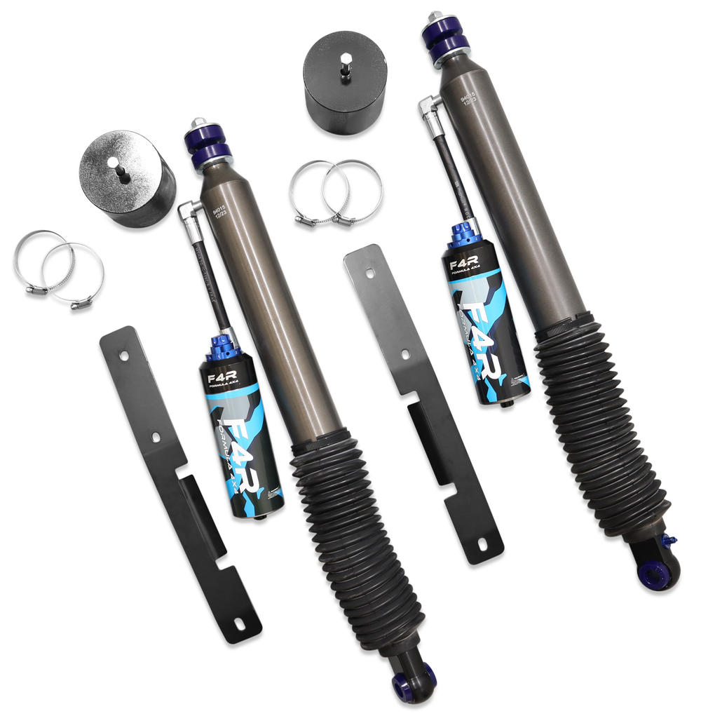 3-4 Inch 75-100mm Adjustable F4R Formula 4x4 Rear Shock Absorber Kit for Toyota LandCruiser 80 Series 1990-1997