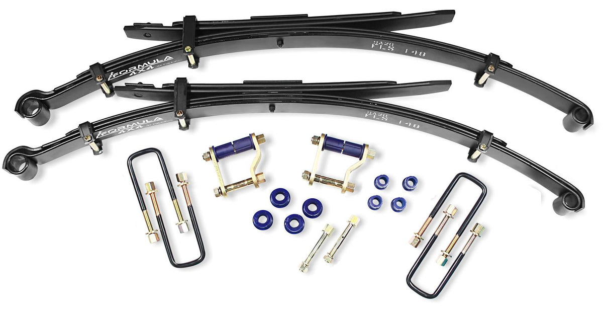 Isuzu D-Max TF/RG01 & Mazda BT-50 TFS/RG04 - 2020+ – Formula Leaf Spring Kit – 45mm lift, 400-500kg