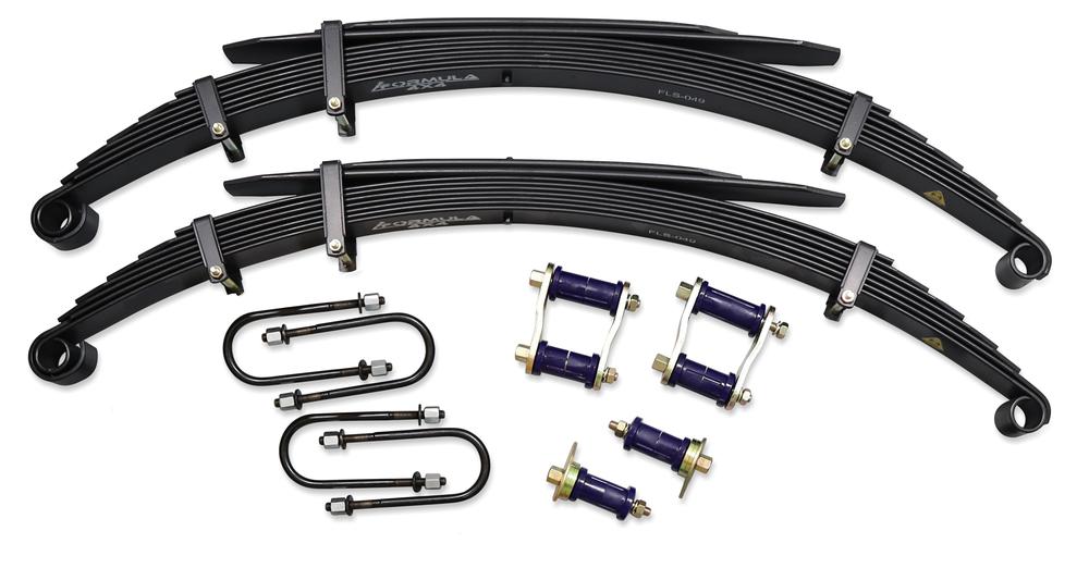 Toyota Land Cruiser 78, 79 Series 2007+ – Formula Leaf Spring Kit – 50mm lift, 0-100kg Troopy & Dual Cab & 0-200kg Single Cab