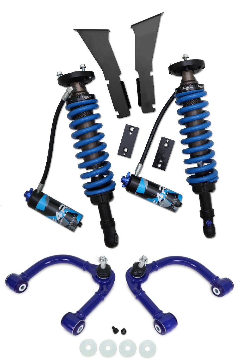 50-75mm Adjustable F4R Formula 4x4 Front Shock Absorber Kit for Toyota Hilux N90 (GUN226R, GUN227R) 2025-on