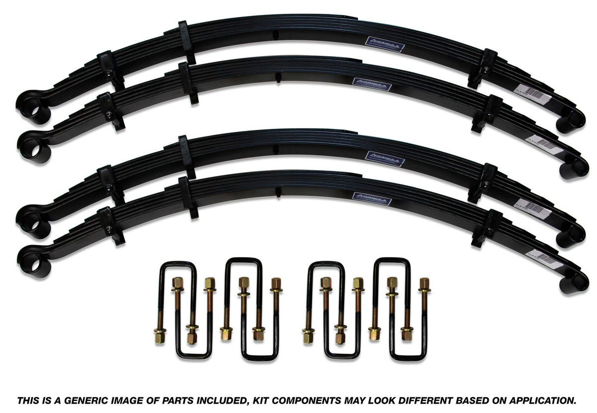 Ford F250 2001-2008 – Formula Front Leaf Spring Kit – 40mm at 0-90kg Front & 0-300kg Rear