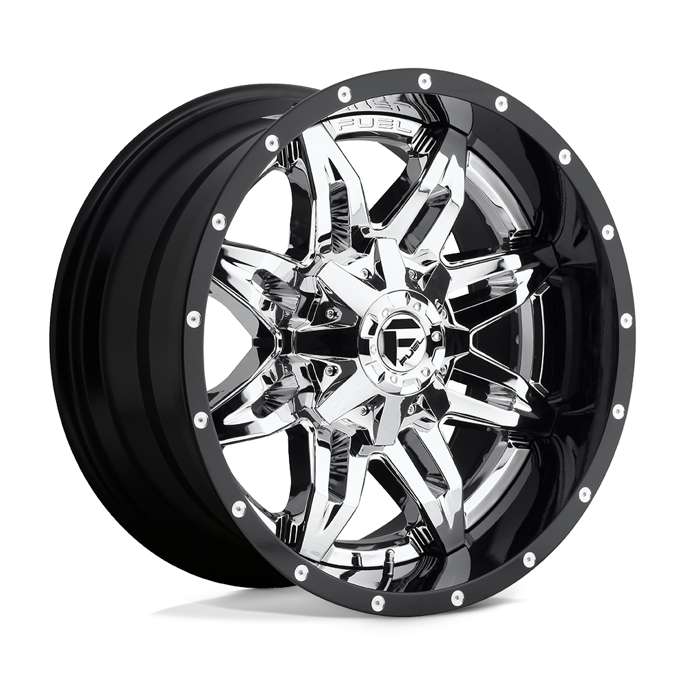 Lethal 2-Piece Alloy Wheel – Chrome Plated Gloss Black Lip