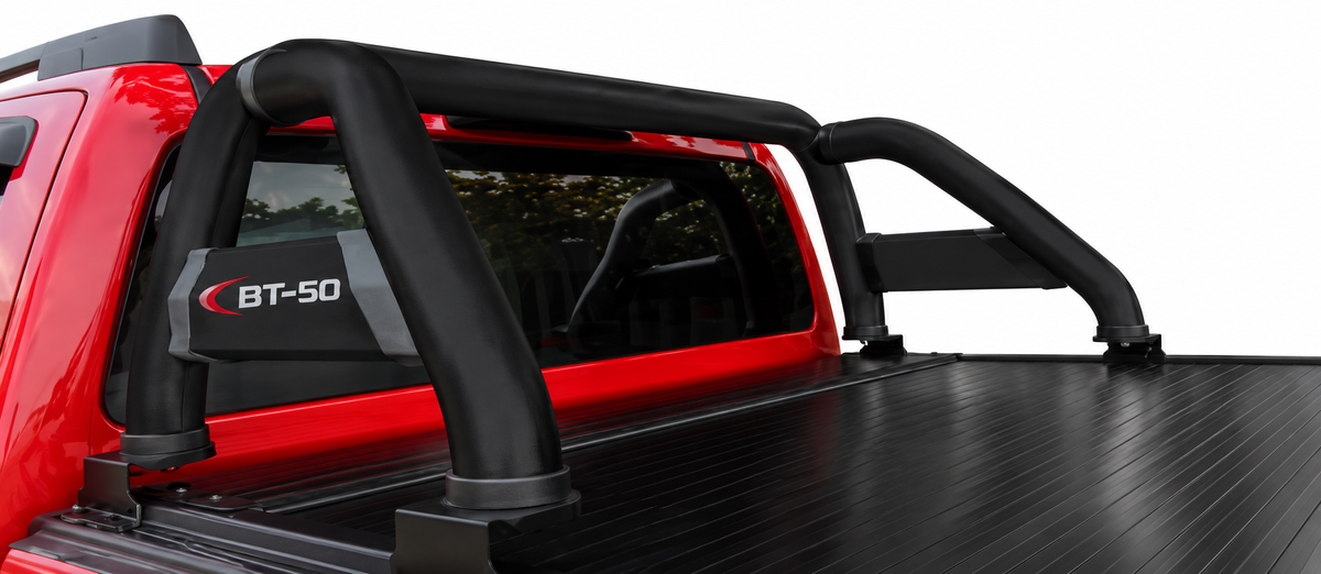 Mazda BT-50 2021+ Black RollaTop Compatible Sports Bar