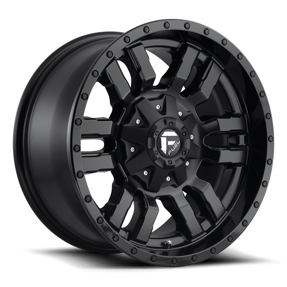 Sledge Alloy Wheel – Matte Black Gloss Black Lip