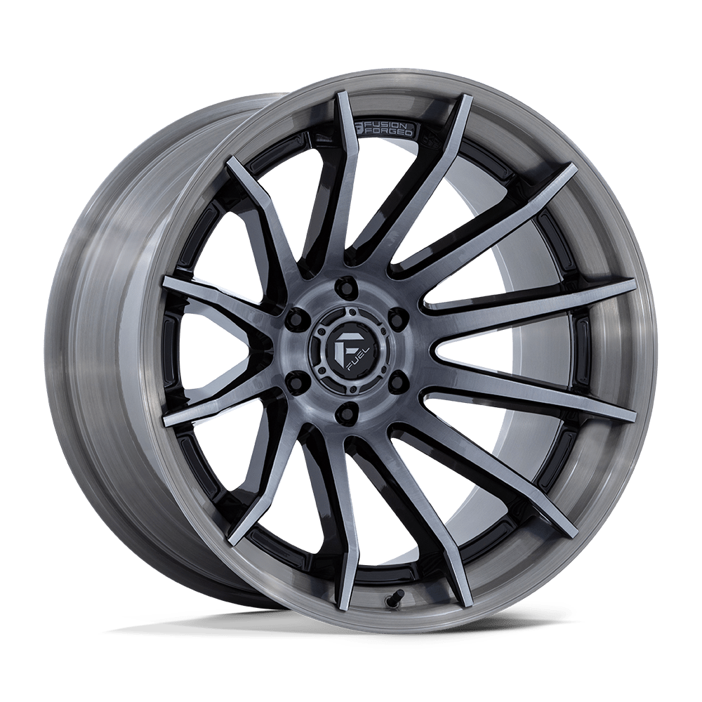 Burn Alloy Wheel – Gloss Black Brushed Dark Tint