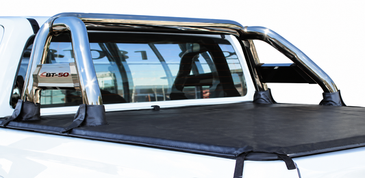 Mazda BT-50 2021+ Polished Stainless Steel V-Top Nudge Bar