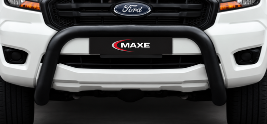 Ford Ranger T6/T7 Black Coated Stainless Steel Fleet Nudge Bar