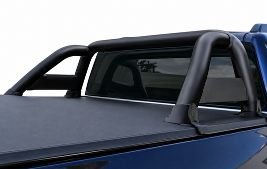 GWM P300 Double Cab Black Stainless Steel Sports Bar