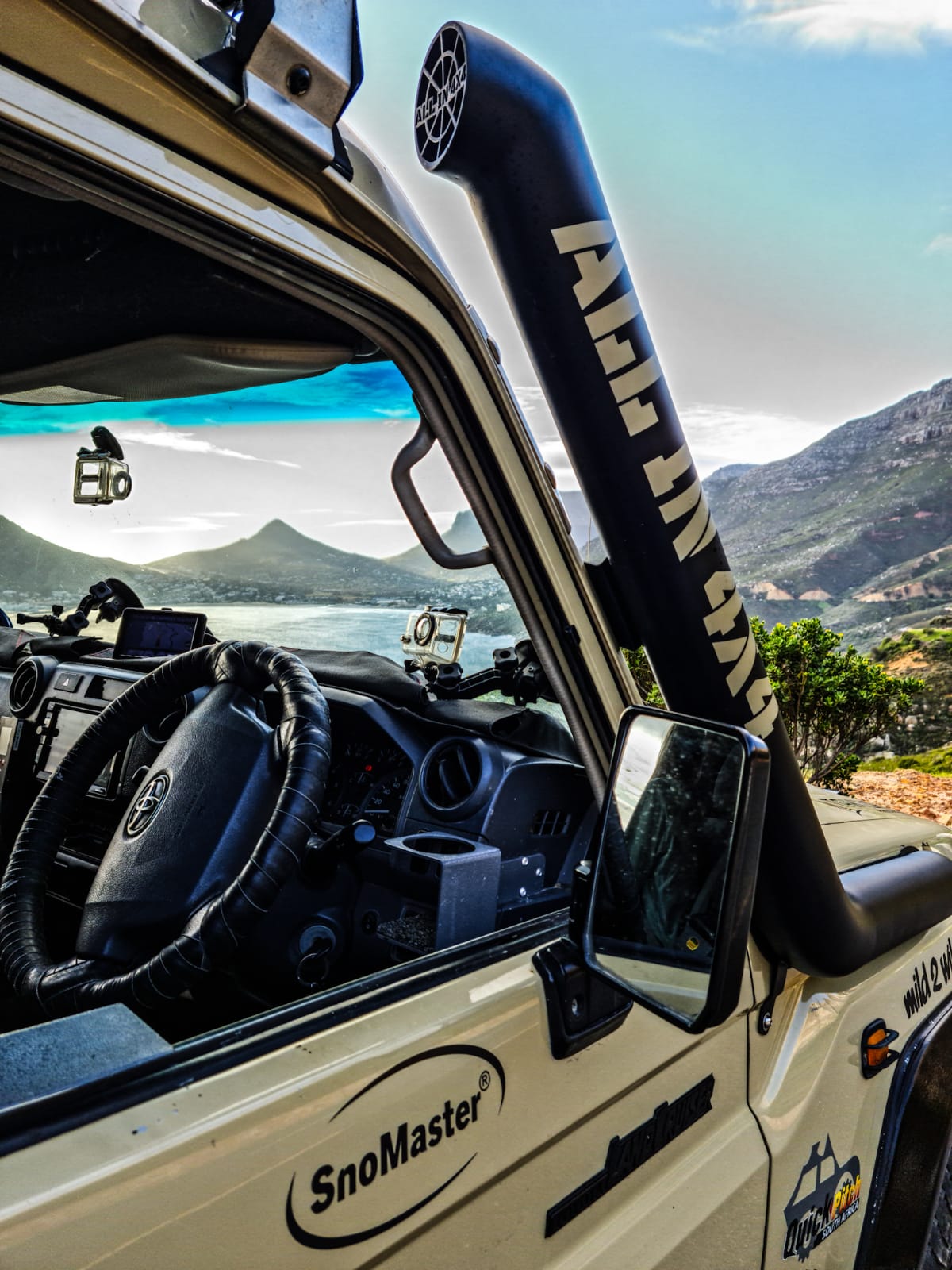 Toyota Land Cruiser 79 Stainless Steel Snorkel – view 8