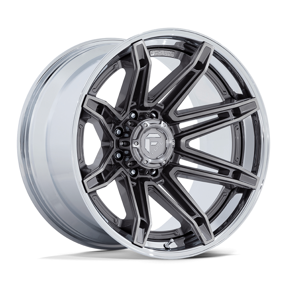 Brawl Alloy Wheel – Platinum with Chrome Lip