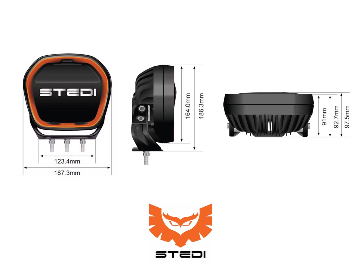 STEDI Type-X™ Evo 7" Flood (Single) — view 3