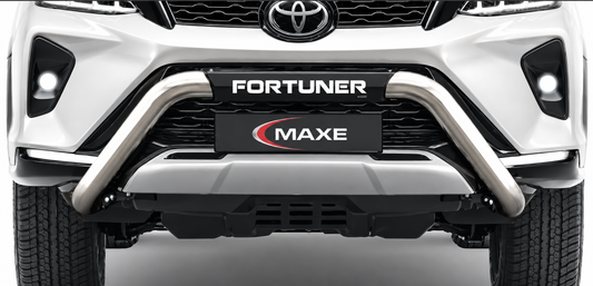 Toyota Fortuner 2020-2025 Polished Stainless Steel Nudge Bar