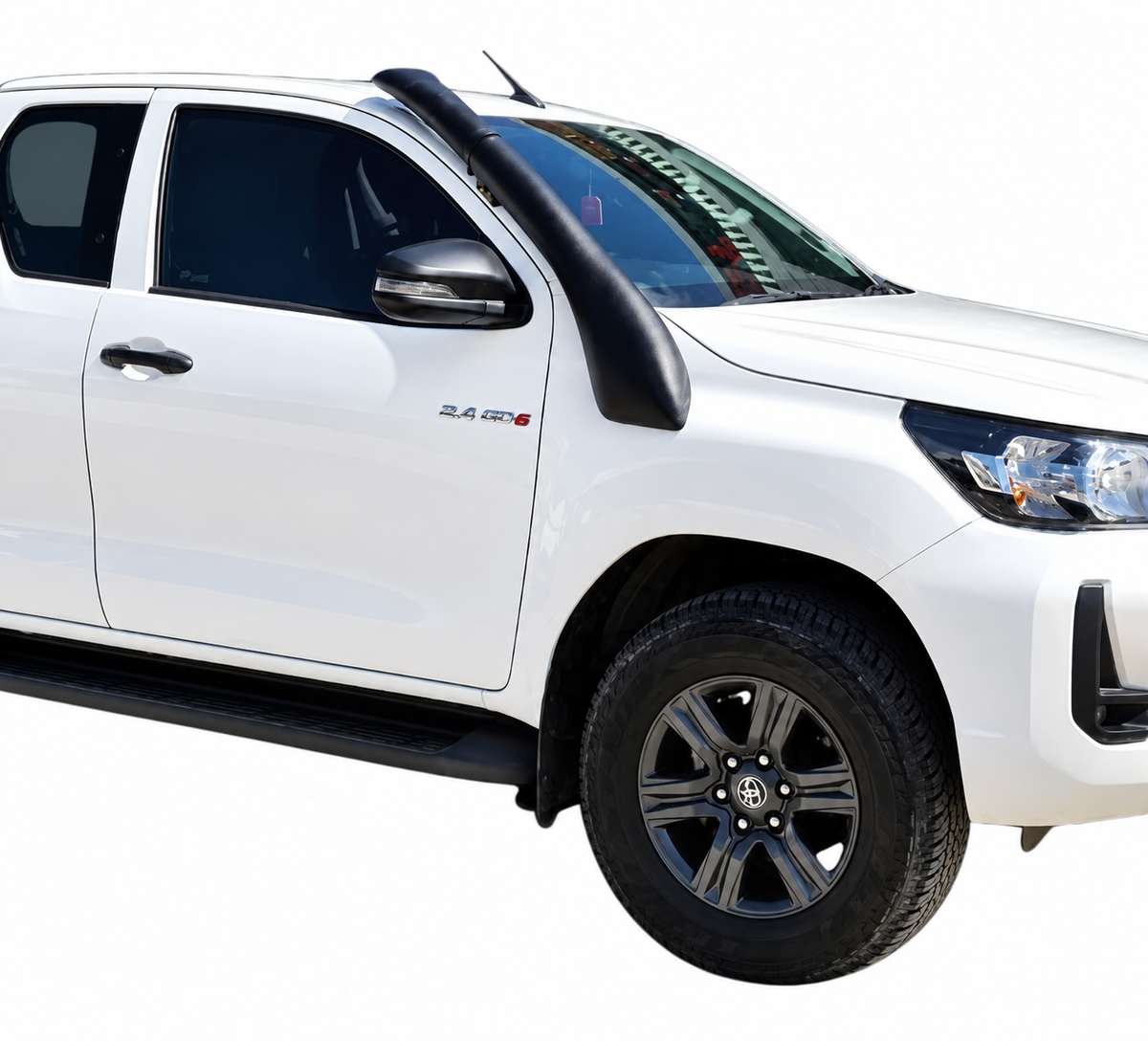 Toyota Hilux Revo 2.4 / 2.8 GD6 Wide Body Slimline Snorkel – 2016+
