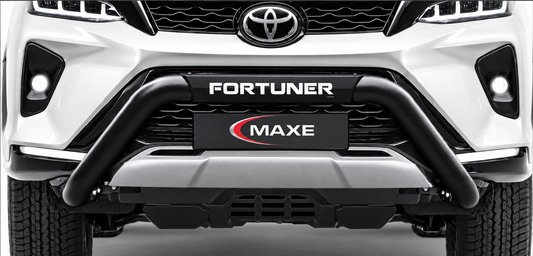 Toyota Fortuner 2020-2025 Black Stainless Steel Nudge Bar