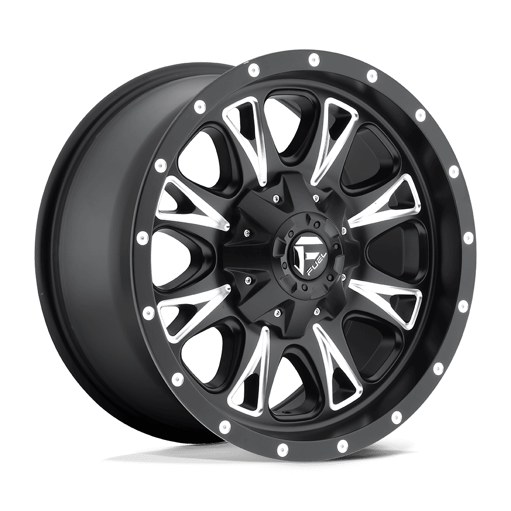Throttle Alloy Wheel – Matte Black Milled