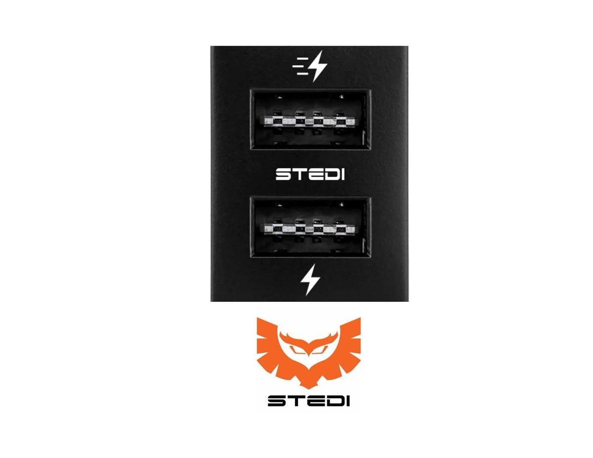 STEDI Short Type Push Switch — Toyota (Dual USB)