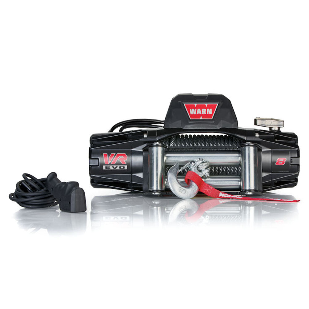 WARN VR EVO 8 8000LB (3629KG) STEEL CABLE WINCH