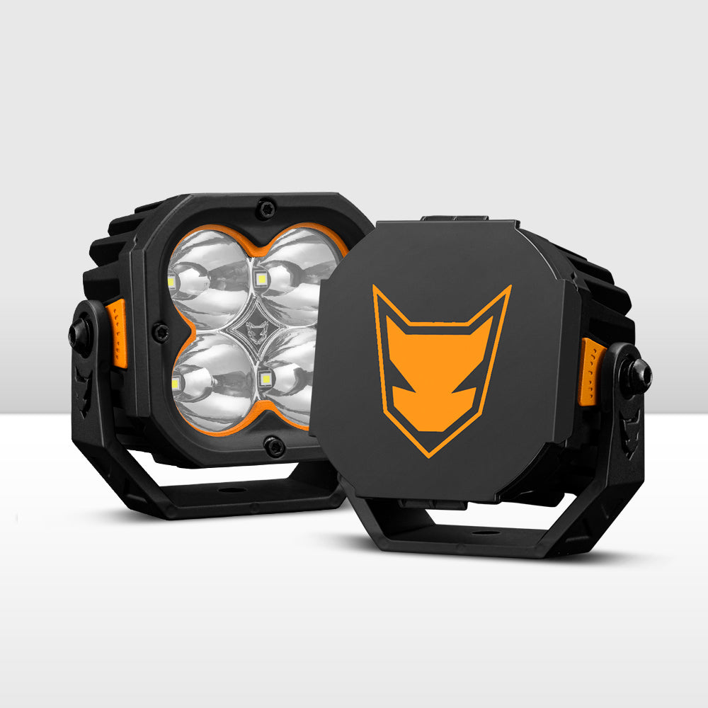 Lightfox Cygnus-4 3-Inch LED Pod Lights – Pair, 380m