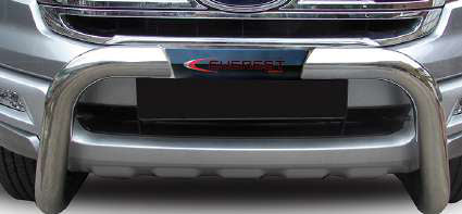 Ford Everest T6/T7 Polished Stainless Steel Nudge Bar with Branded Cover