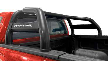 Ford Ranger Raptor Next Gen Double Cab Black Coated Stainless Steel Sill Mount Sports Bar