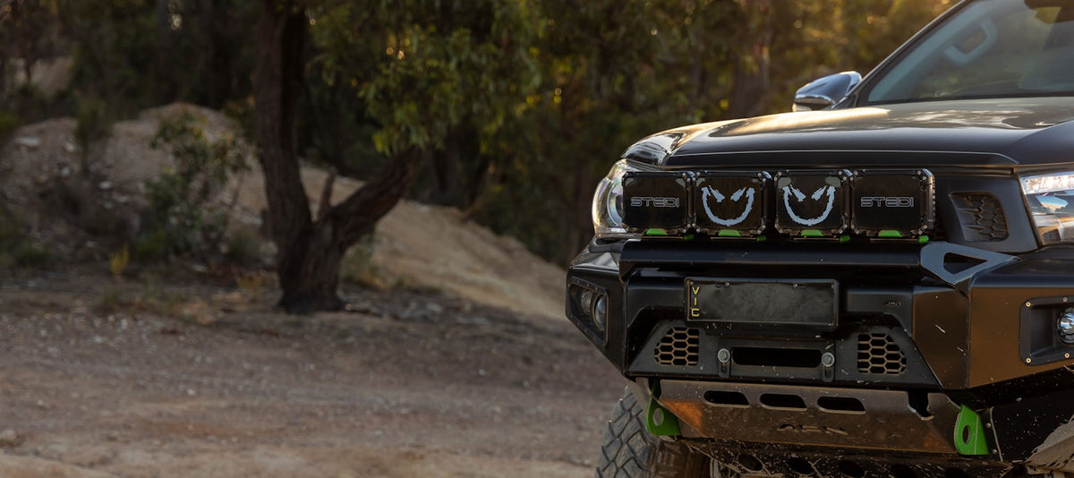 QUAD PRO DRIVING LIGHT COVER (SMILEY) — view 2