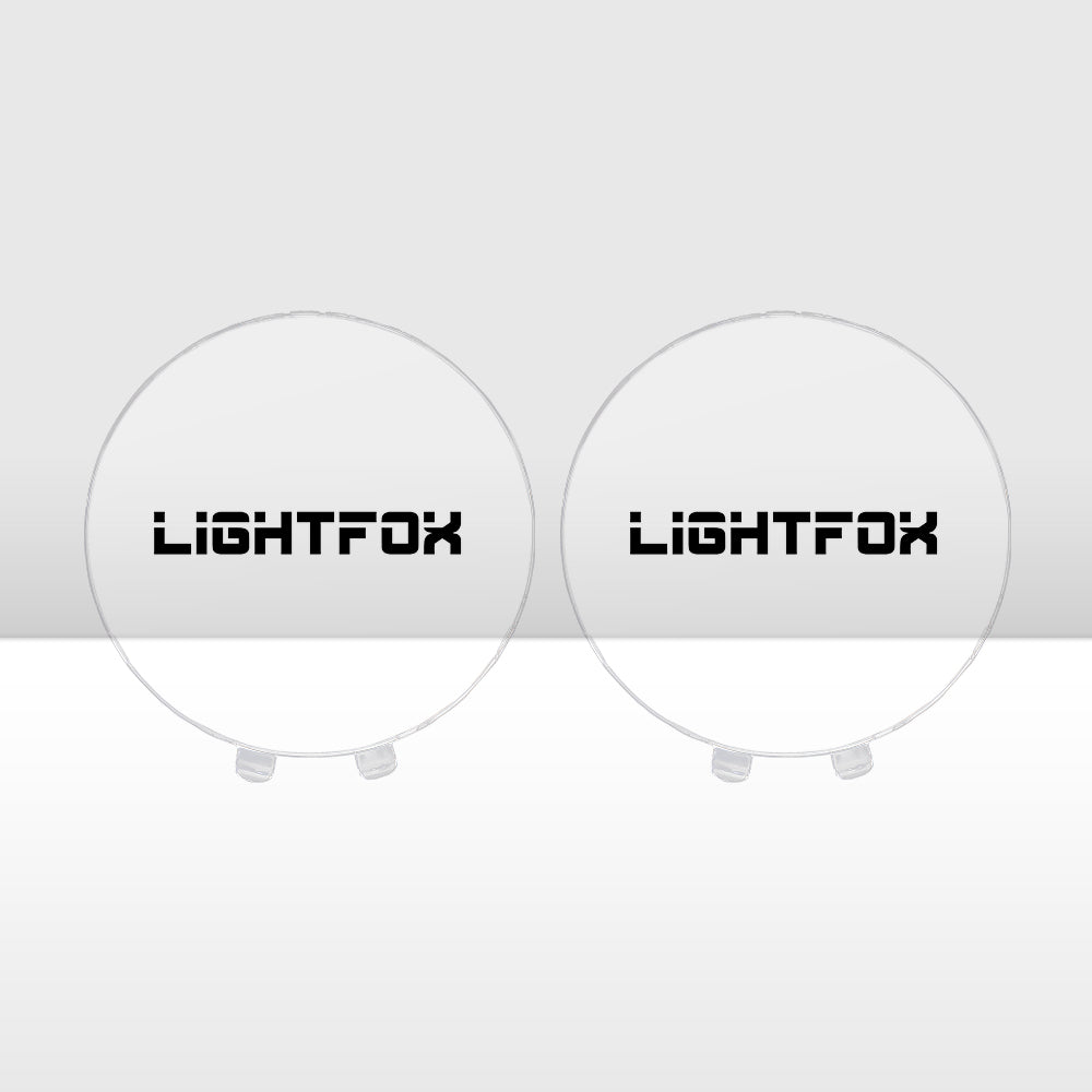 Lightfox Clear Driving Light Lens Covers – Pair