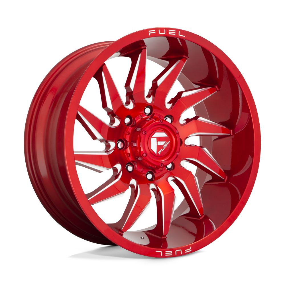 Saber Alloy Wheel – Candy Red Milled