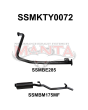 Manta 3in Exhaust - Isuzu MU-X 3.0L Turbo Diesel 2013-2025