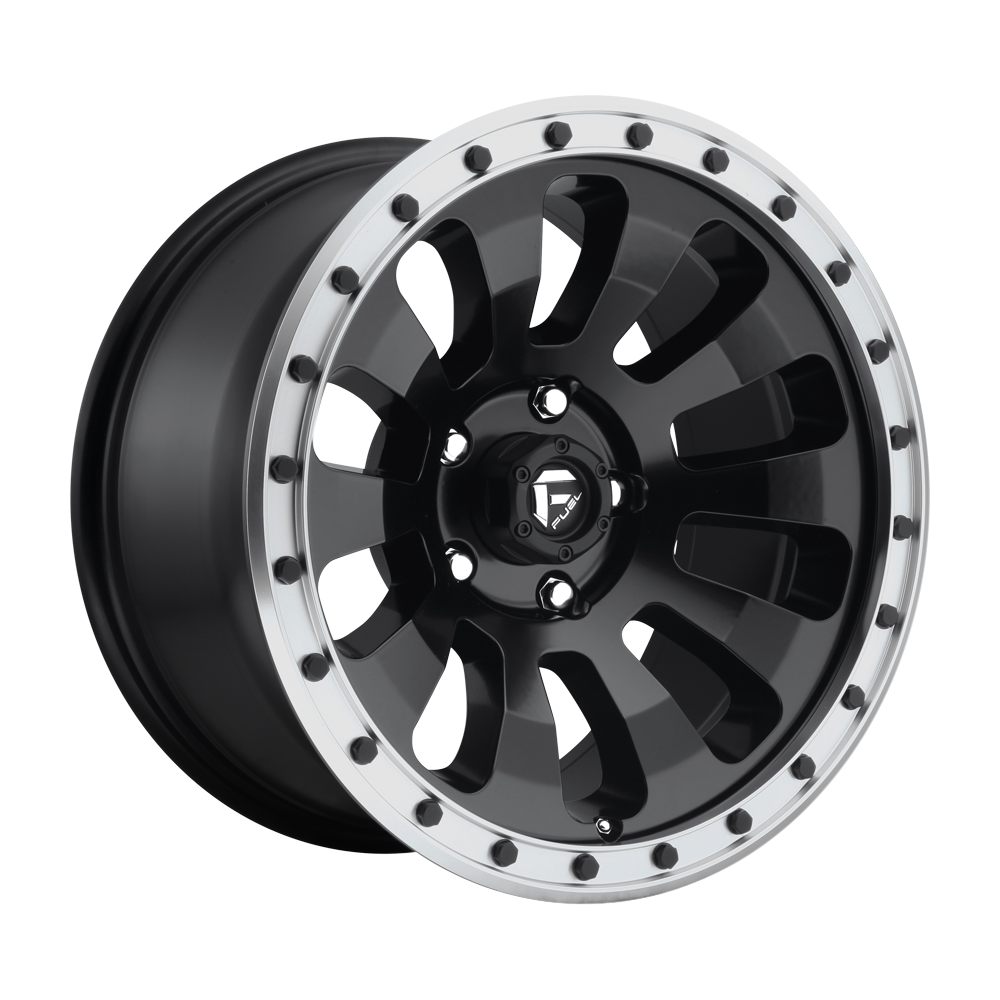 Tactic Alloy Wheel – Matte Black Machined Ring