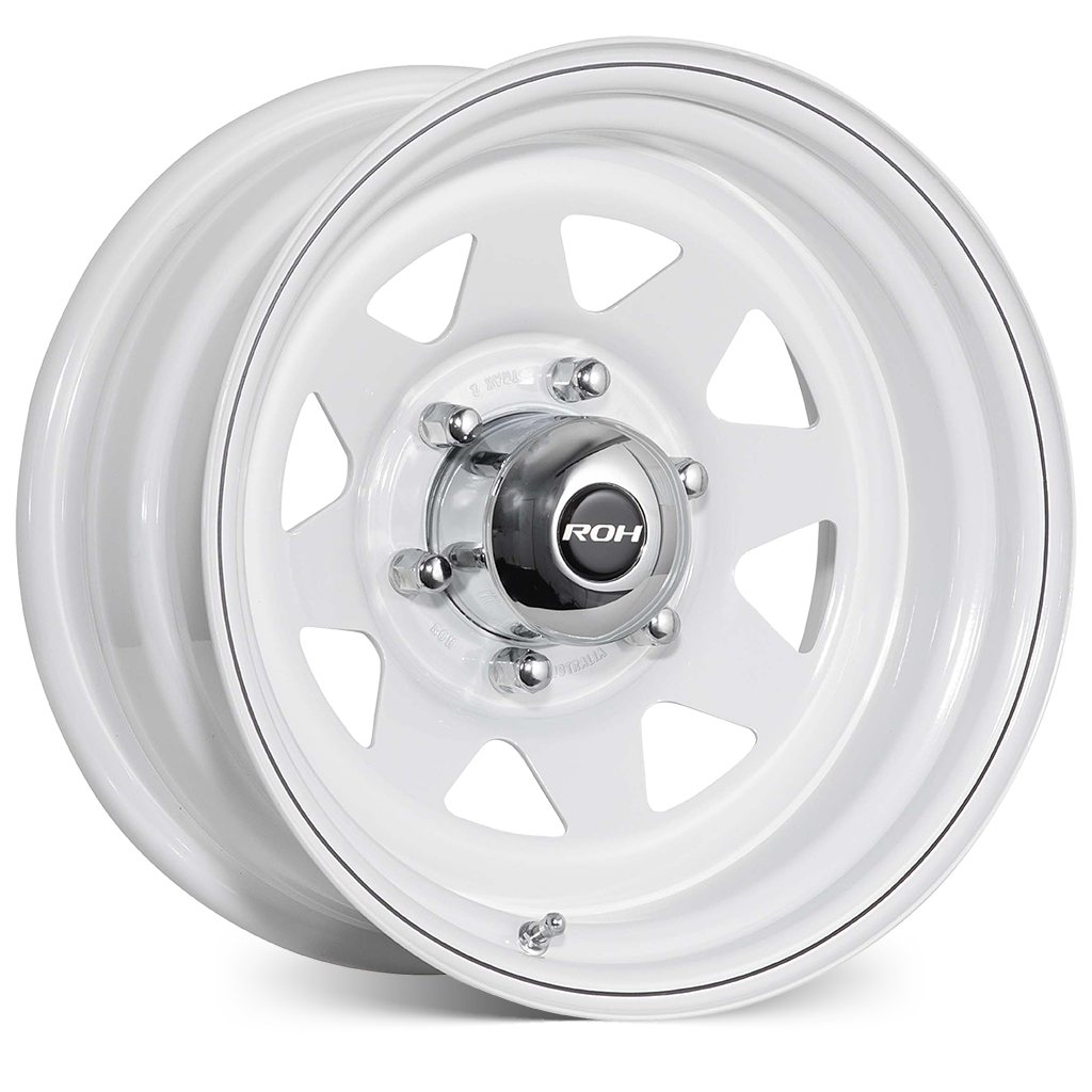 Trak 2 Steel Wheel – Gloss White – 16x10 – 5x150 – ET-10