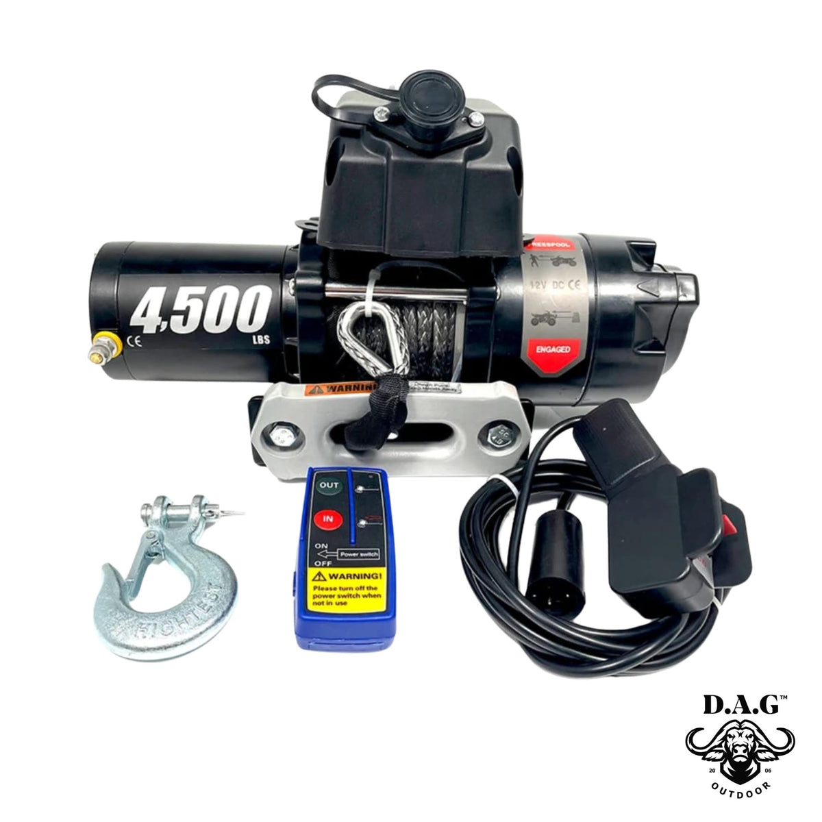 4,500lb Winch